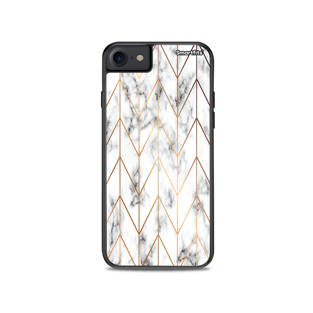 Marble Gold Geometric - iPhone 7 / 8 / SE 2020 case