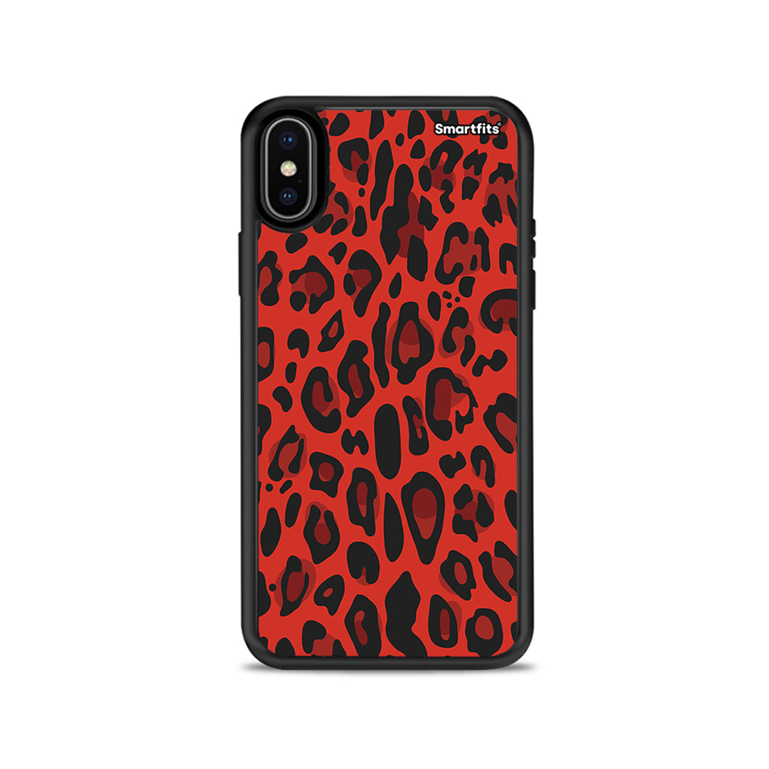 Animal Red Leopard - iPhone X / Xs case