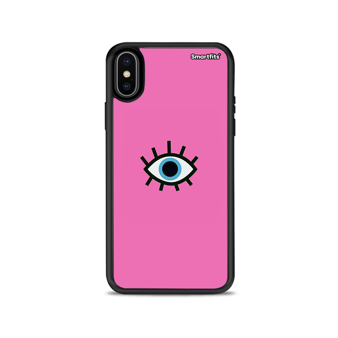Blue Eye Pink - iPhone X / Xs case