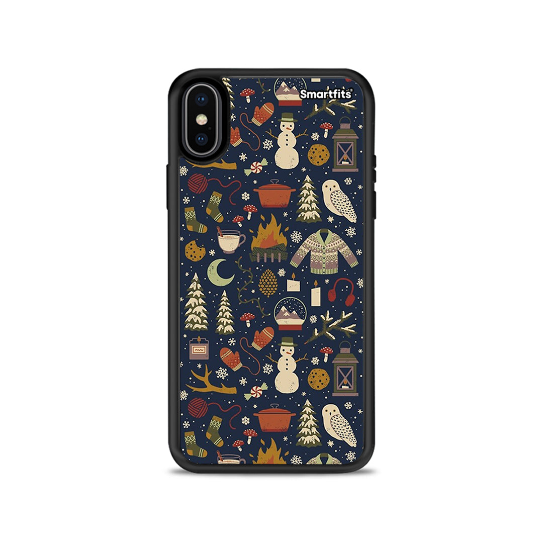 Christmas Elements - iPhone X / XS case