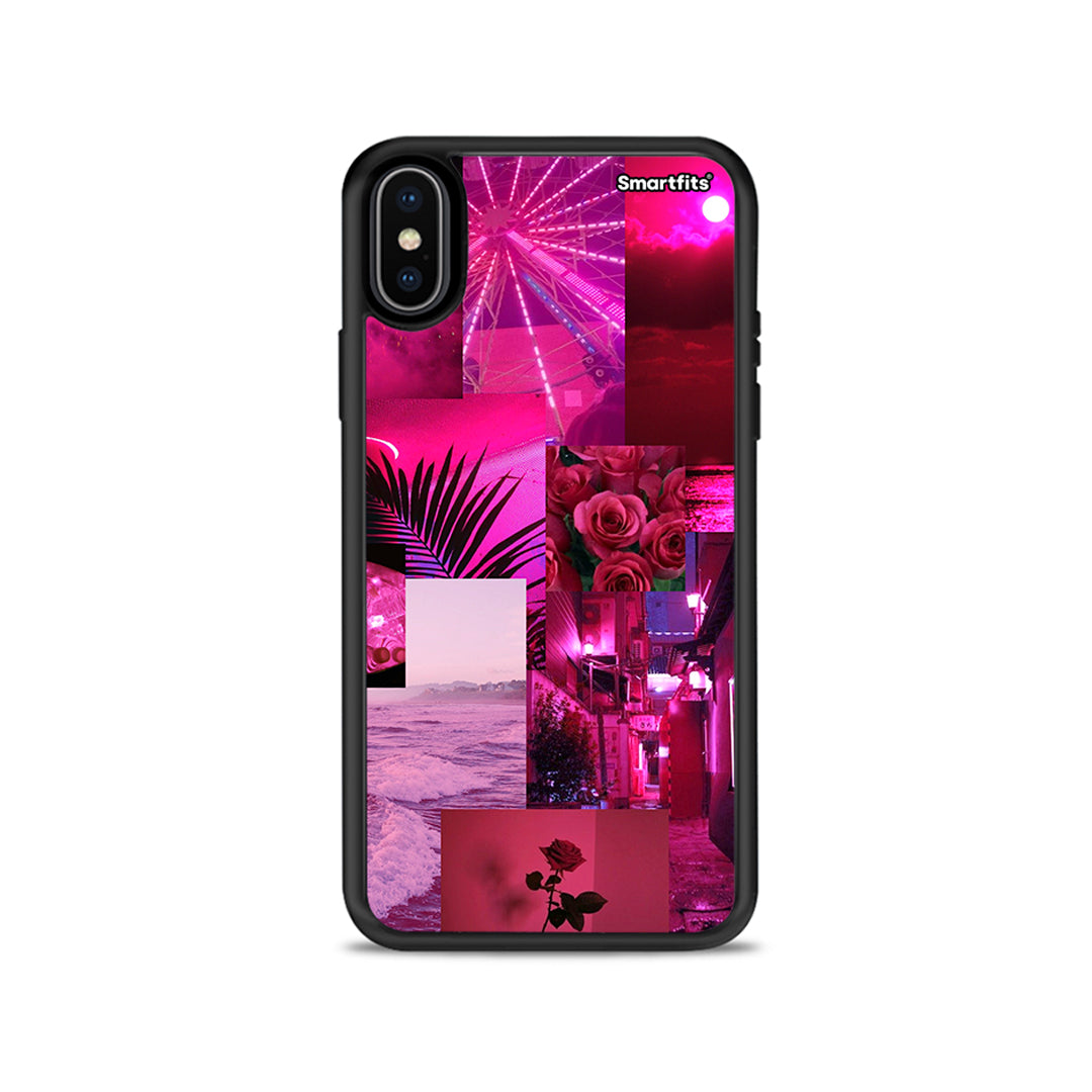 Collage Red Roses - iPhone X / XS case