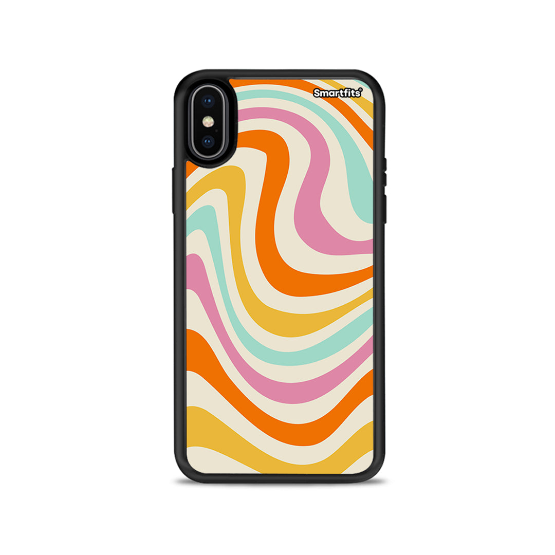 Colorful Waves - iPhone X / Xs case