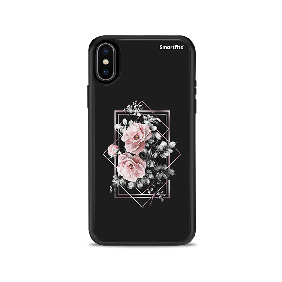 Flower Frame - iPhone X / Xs case