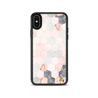 Thumbnail for Marble Hexagon Pink - iPhone X / Xs case