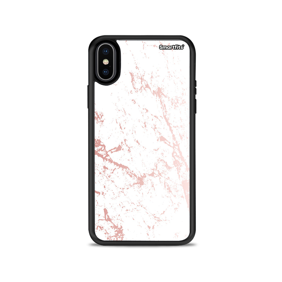 Marble Pink Splash - iPhone X / Xs case