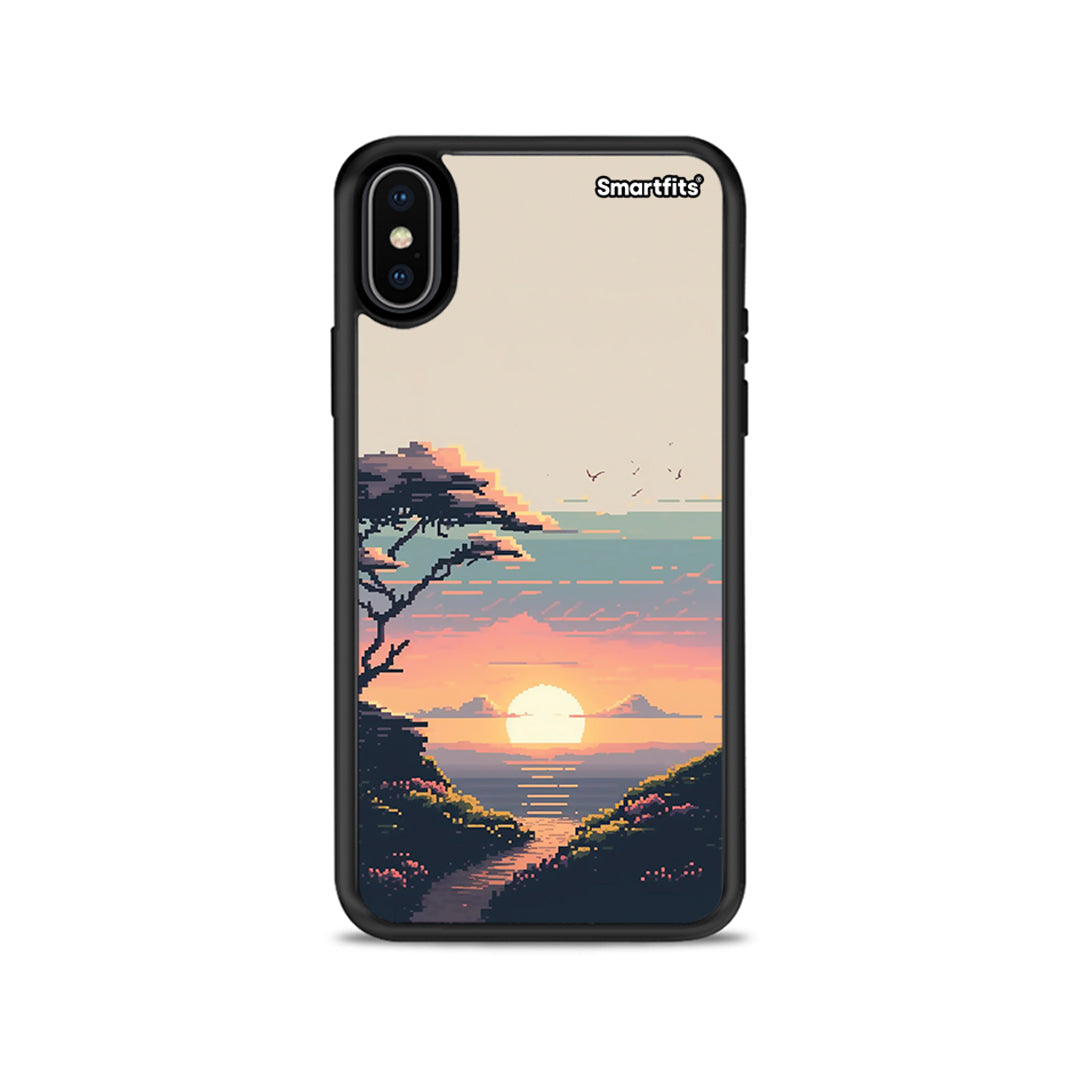 Pixel Sunset - iPhone X / Xs case