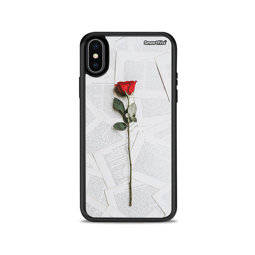 Red Rose - iPhone X / Xs θήκη