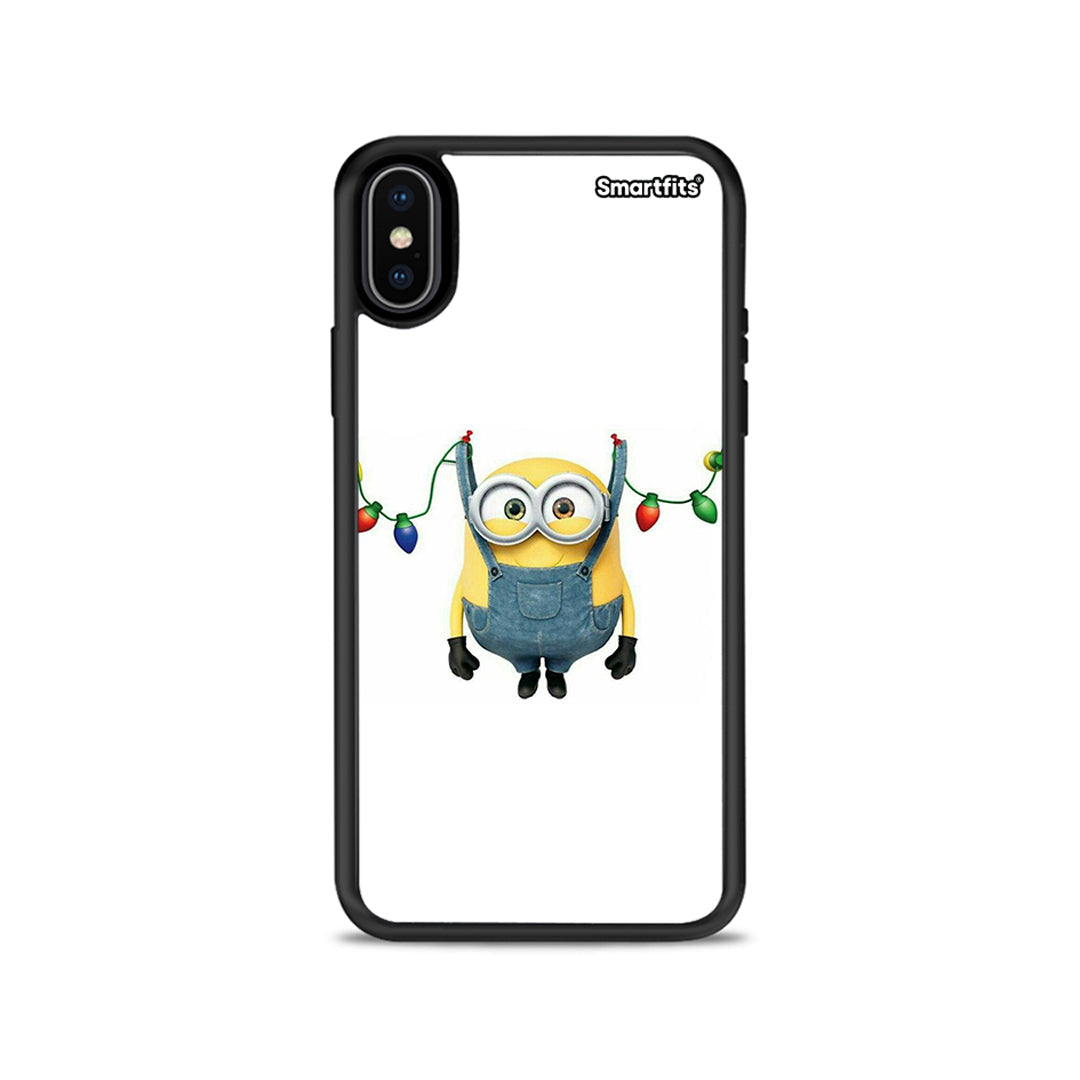 Xmas Minion Lights - iPhone X / XS case