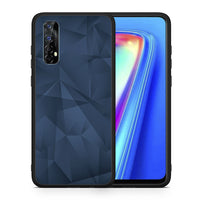 Thumbnail for Geometric Blue Abstract - Realme 7 case