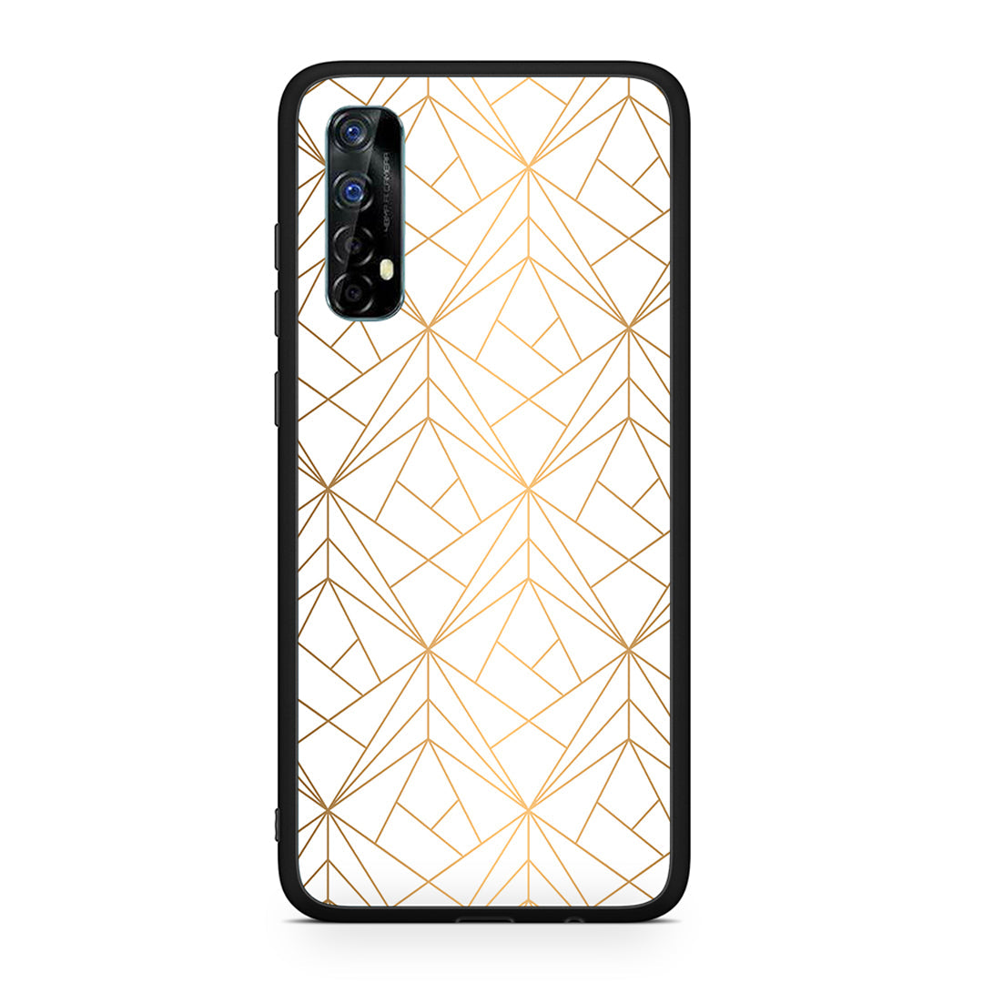 Geometric Luxury White - Realme 7 case