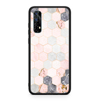 Thumbnail for Marble Hexagon Pink - Realme 7 case 