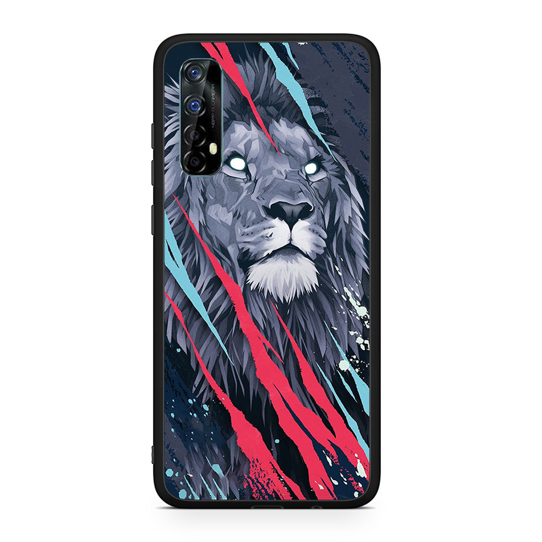 Popart Lion Designer - Realme 7 Case