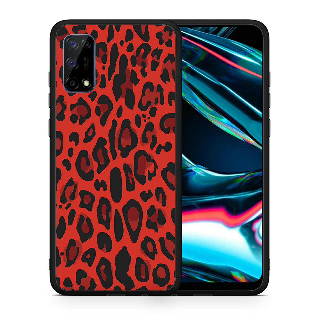 Animal Red Leopard - Realme 7 Pro θήκη