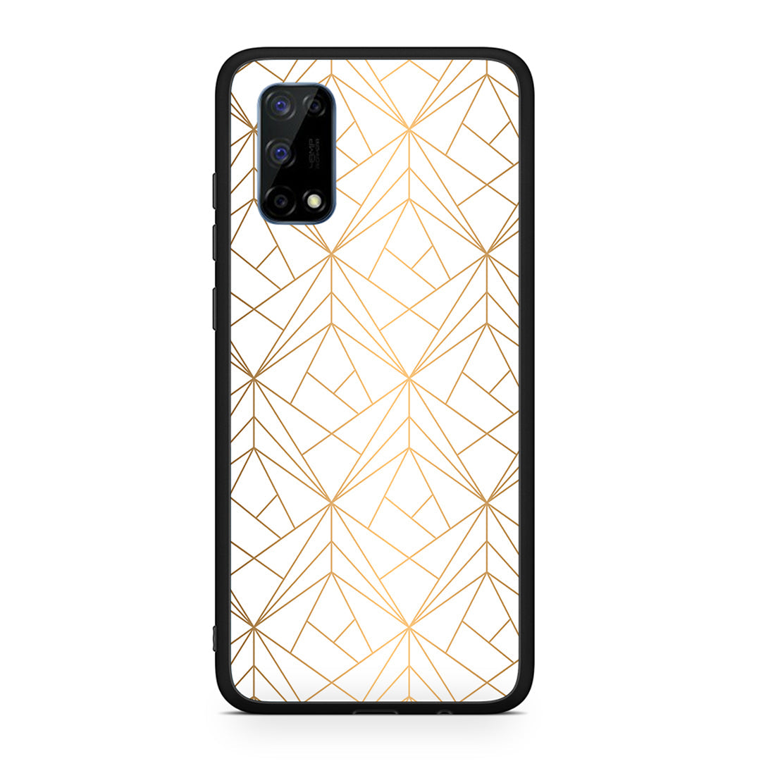 Geometric Luxury White - Realme 7 Pro case