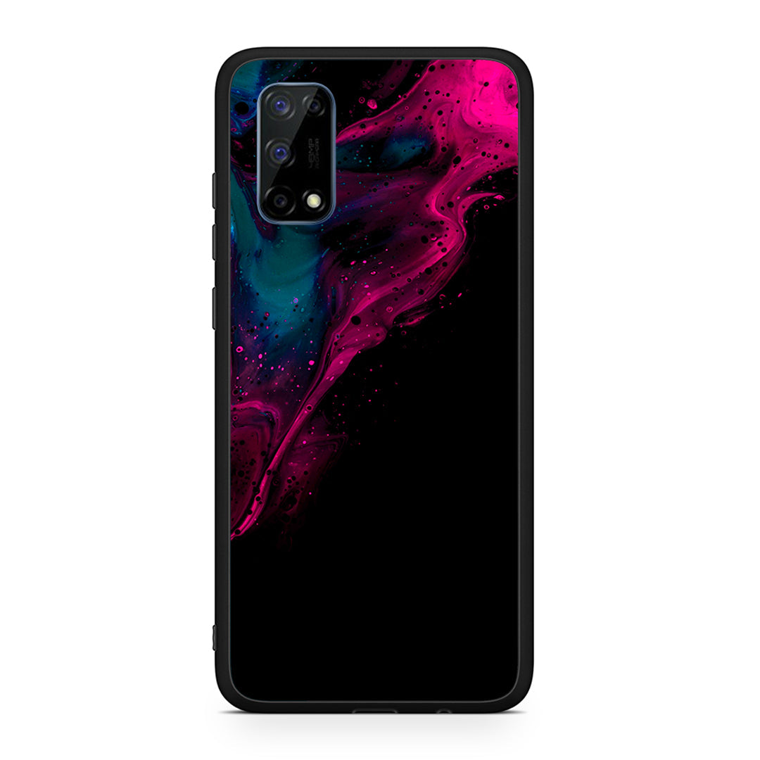 Watercolor Pink Black - Realme 7 Pro case