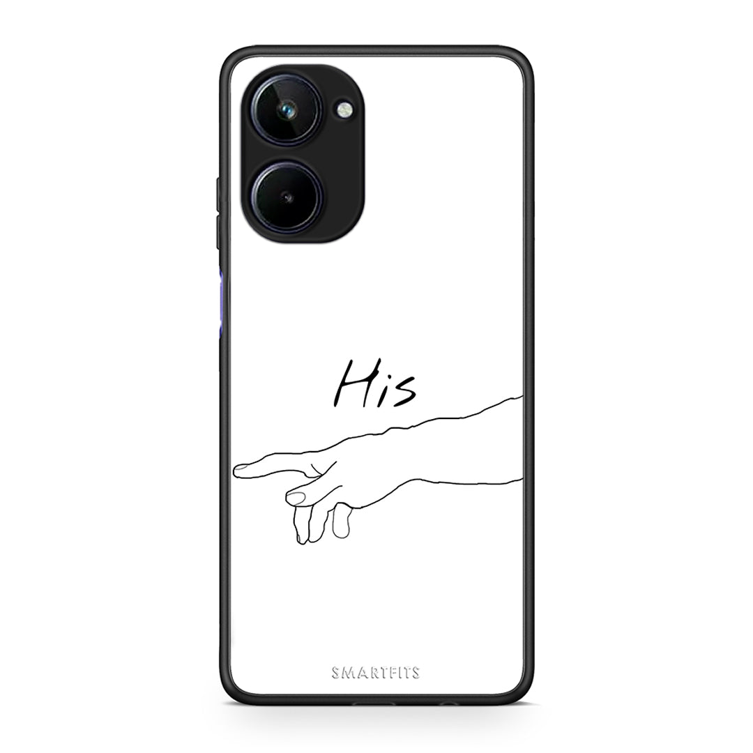 Θήκη Realme 10 Aesthetic Love 2 από τη Smartfits με σχέδιο στο πίσω μέρος και μαύρο περίβλημα | Realme 10 Aesthetic Love 2 Case with Colorful Back and Black Bezels