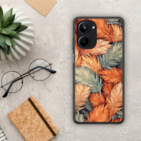 Thumbnail for Θήκη Realme 10 Autumn Leaves από τη Smartfits με σχέδιο στο πίσω μέρος και μαύρο περίβλημα | Realme 10 Autumn Leaves Case with Colorful Back and Black Bezels