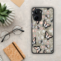 Thumbnail for Θήκη Realme 10 Boho Butterflies από τη Smartfits με σχέδιο στο πίσω μέρος και μαύρο περίβλημα | Realme 10 Boho Butterflies Case with Colorful Back and Black Bezels