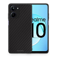 Thumbnail for Θήκη Realme 10 Carbon Black από τη Smartfits με σχέδιο στο πίσω μέρος και μαύρο περίβλημα | Realme 10 Carbon Black Case with Colorful Back and Black Bezels