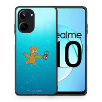 Thumbnail for Θήκη Realme 10 Chasing Money από τη Smartfits με σχέδιο στο πίσω μέρος και μαύρο περίβλημα | Realme 10 Chasing Money Case with Colorful Back and Black Bezels