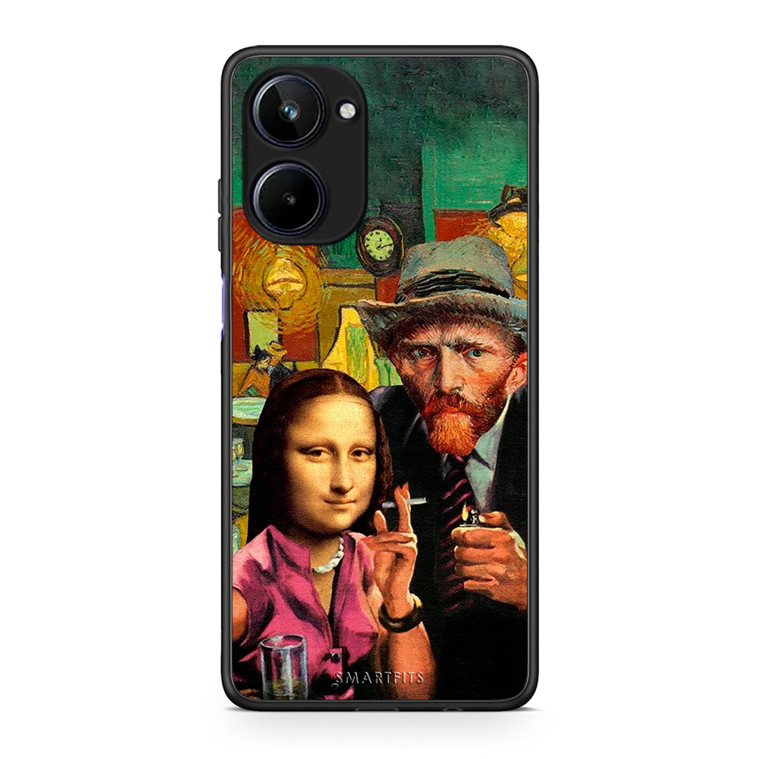 Θήκη Realme 10 Funny Art από τη Smartfits με σχέδιο στο πίσω μέρος και μαύρο περίβλημα | Realme 10 Funny Art Case with Colorful Back and Black Bezels