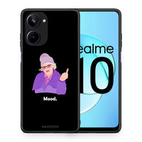 Thumbnail for Θήκη Realme 10 Grandma Mood Black από τη Smartfits με σχέδιο στο πίσω μέρος και μαύρο περίβλημα | Realme 10 Grandma Mood Black Case with Colorful Back and Black Bezels