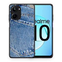 Thumbnail for Θήκη Realme 10 Jeans Pocket από τη Smartfits με σχέδιο στο πίσω μέρος και μαύρο περίβλημα | Realme 10 Jeans Pocket Case with Colorful Back and Black Bezels