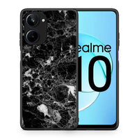 Thumbnail for Θήκη Realme 10 Marble Male από τη Smartfits με σχέδιο στο πίσω μέρος και μαύρο περίβλημα | Realme 10 Marble Male Case with Colorful Back and Black Bezels