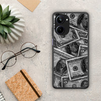 Thumbnail for Θήκη Realme 10 Money Dollars από τη Smartfits με σχέδιο στο πίσω μέρος και μαύρο περίβλημα | Realme 10 Money Dollars Case with Colorful Back and Black Bezels