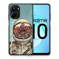 Thumbnail for Θήκη Realme 10 Nasa Bloom από τη Smartfits με σχέδιο στο πίσω μέρος και μαύρο περίβλημα | Realme 10 Nasa Bloom Case with Colorful Back and Black Bezels