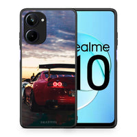 Thumbnail for Θήκη Realme 10 Racing Supra από τη Smartfits με σχέδιο στο πίσω μέρος και μαύρο περίβλημα | Realme 10 Racing Supra Case with Colorful Back and Black Bezels