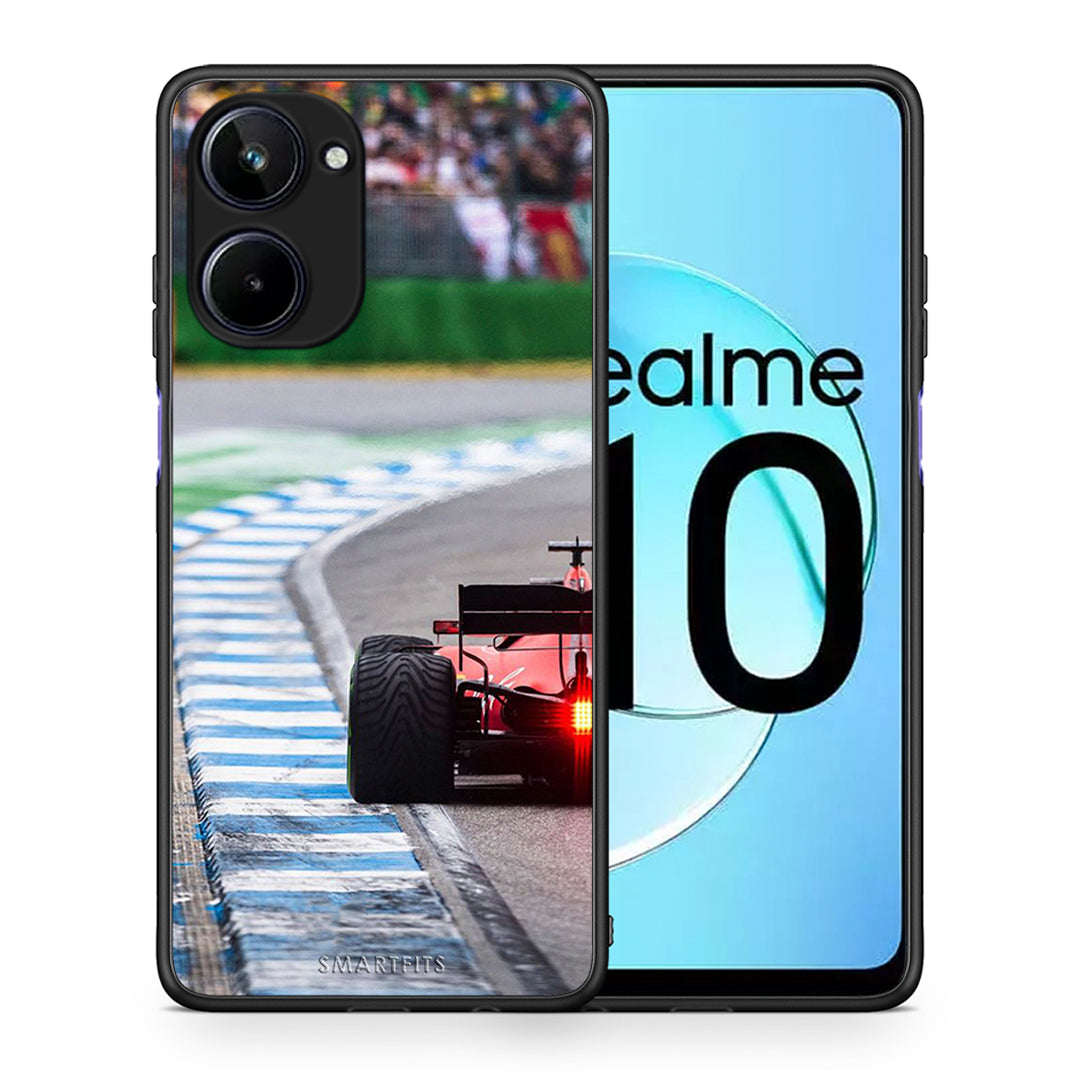 Θήκη Realme 10 Racing Vibes από τη Smartfits με σχέδιο στο πίσω μέρος και μαύρο περίβλημα | Realme 10 Racing Vibes Case with Colorful Back and Black Bezels