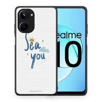 Thumbnail for Θήκη Realme 10 Sea You από τη Smartfits με σχέδιο στο πίσω μέρος και μαύρο περίβλημα | Realme 10 Sea You Case with Colorful Back and Black Bezels