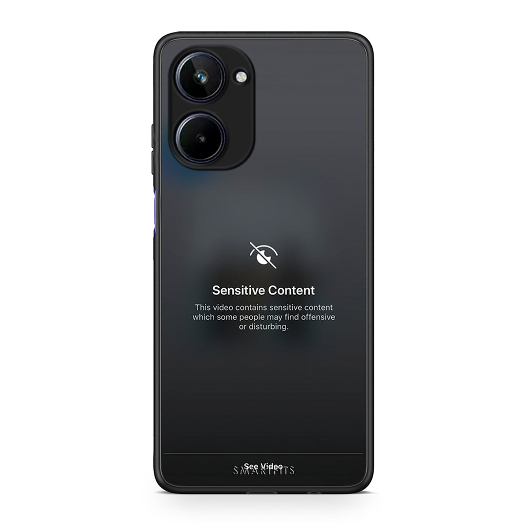 Θήκη Realme 10 Sensitive Content από τη Smartfits με σχέδιο στο πίσω μέρος και μαύρο περίβλημα | Realme 10 Sensitive Content Case with Colorful Back and Black Bezels