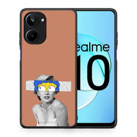 Thumbnail for Θήκη Realme 10 Sim Merilyn από τη Smartfits με σχέδιο στο πίσω μέρος και μαύρο περίβλημα | Realme 10 Sim Merilyn Case with Colorful Back and Black Bezels