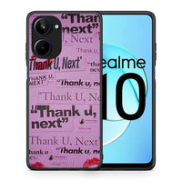 Thumbnail for Θήκη Realme 10 Thank You Next από τη Smartfits με σχέδιο στο πίσω μέρος και μαύρο περίβλημα | Realme 10 Thank You Next Case with Colorful Back and Black Bezels