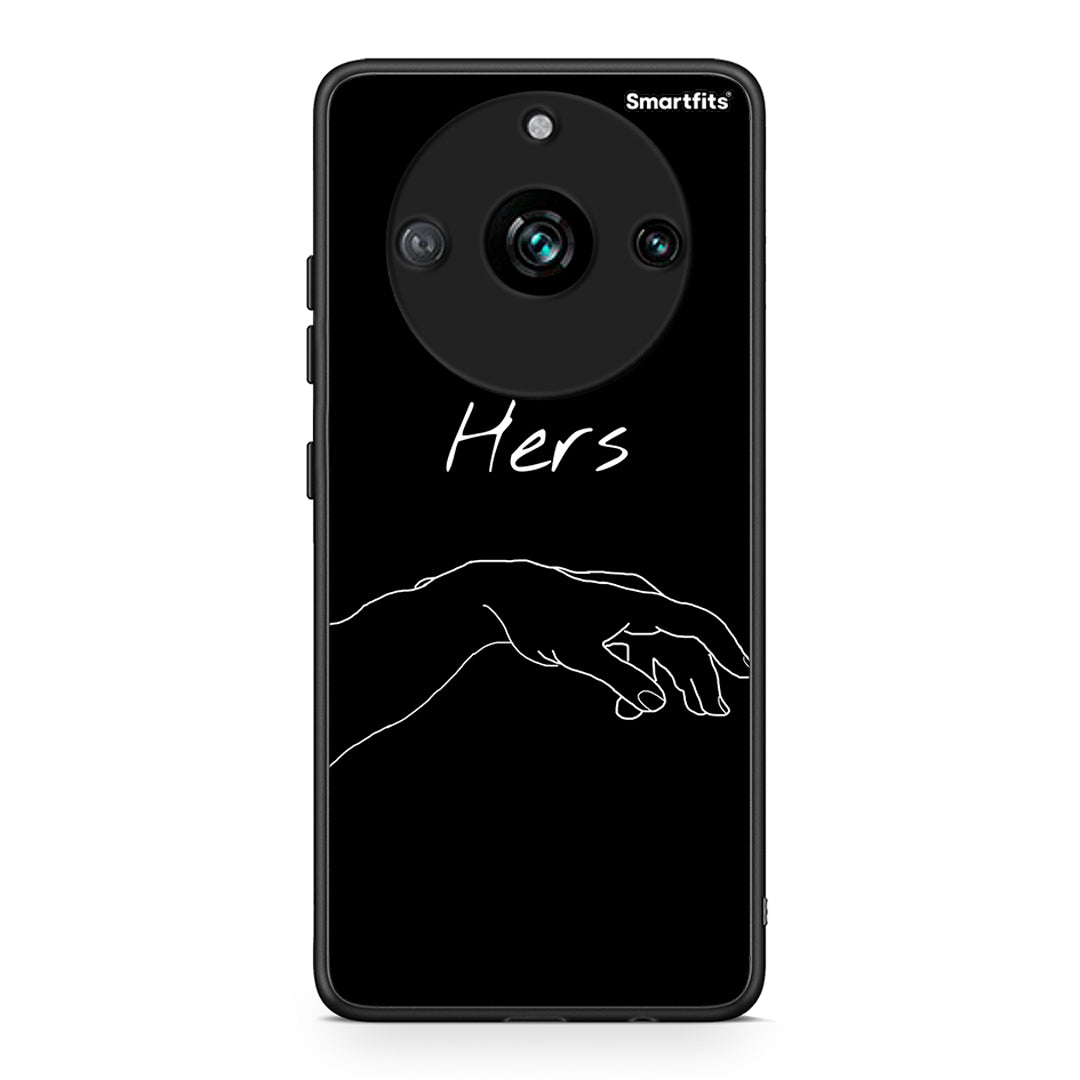 Realme 11 Pro+ Aeshetic Love 1 Θήκη Αγίου Βαλεντίνου από τη Smartfits με σχέδιο στο πίσω μέρος και μαύρο περίβλημα | Smartphone case with colorful back and black bezels by Smartfits