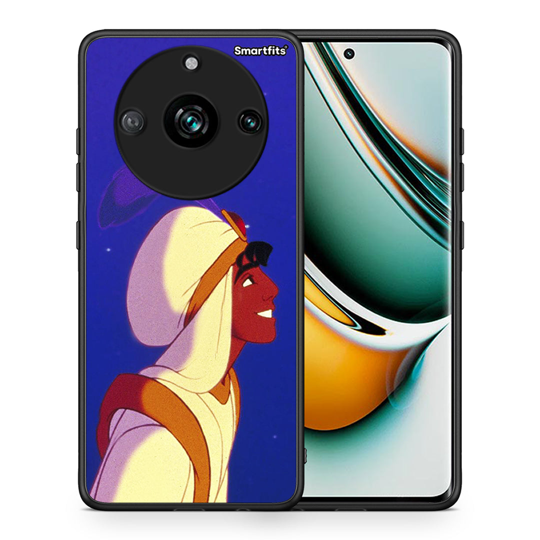 Θήκη Realme 11 Pro Alladin And Jasmine Love 1 από τη Smartfits με σχέδιο στο πίσω μέρος και μαύρο περίβλημα | Realme 11 Pro Alladin And Jasmine Love 1 case with colorful back and black bezels