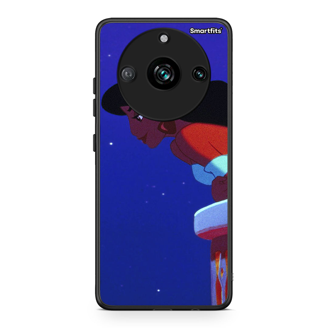 Realme 11 Pro Alladin And Jasmine Love 2 θήκη από τη Smartfits με σχέδιο στο πίσω μέρος και μαύρο περίβλημα | Smartphone case with colorful back and black bezels by Smartfits