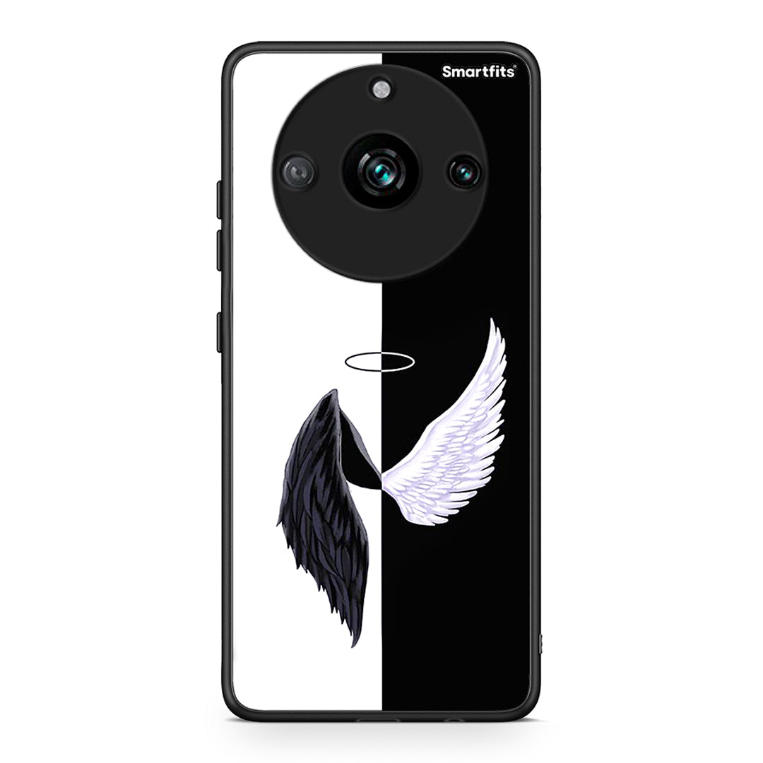 Realme 11 Pro+ Angels Demons θήκη από τη Smartfits με σχέδιο στο πίσω μέρος και μαύρο περίβλημα | Smartphone case with colorful back and black bezels by Smartfits