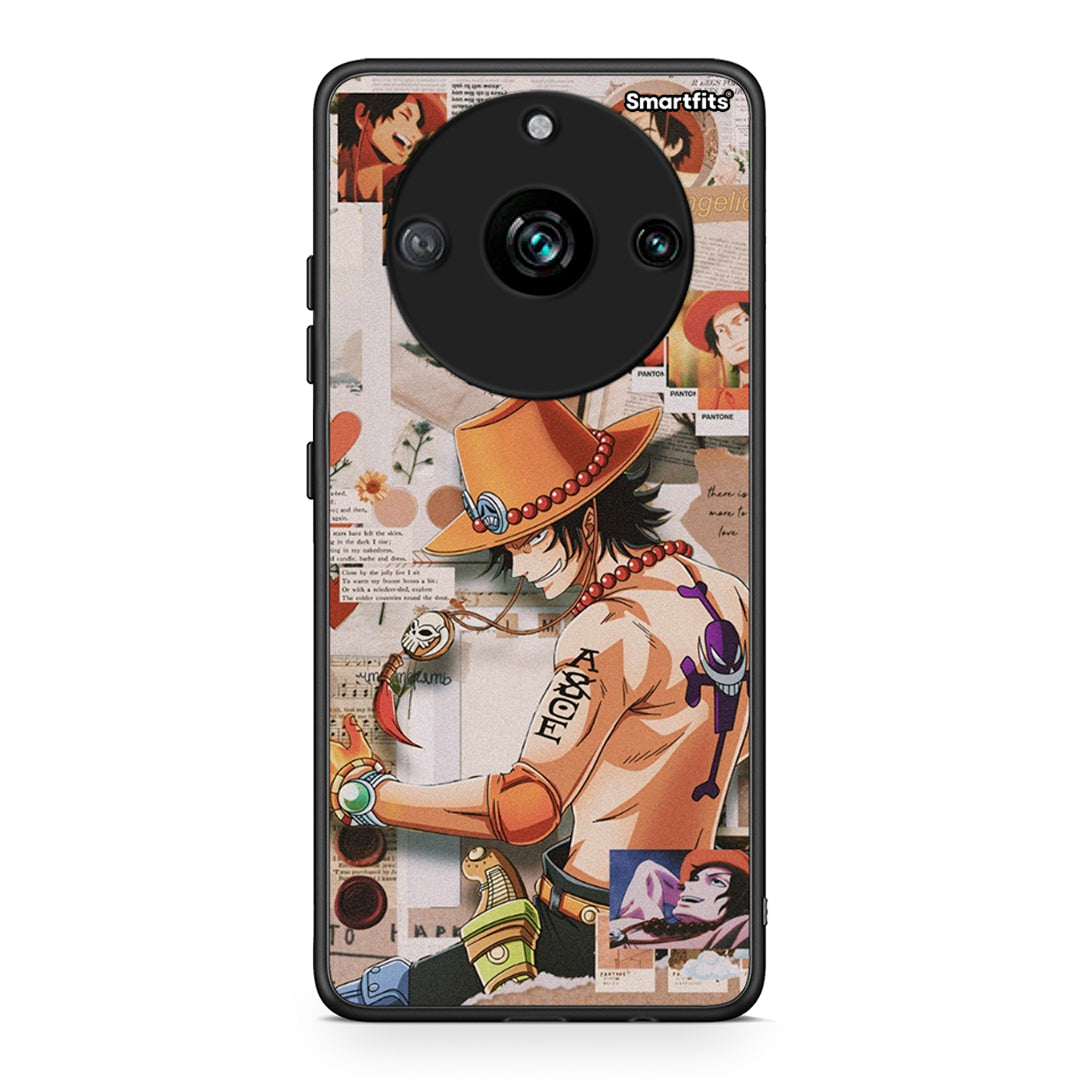 Realme 11 Pro+ Anime Collage θήκη από τη Smartfits με σχέδιο στο πίσω μέρος και μαύρο περίβλημα | Smartphone case with colorful back and black bezels by Smartfits