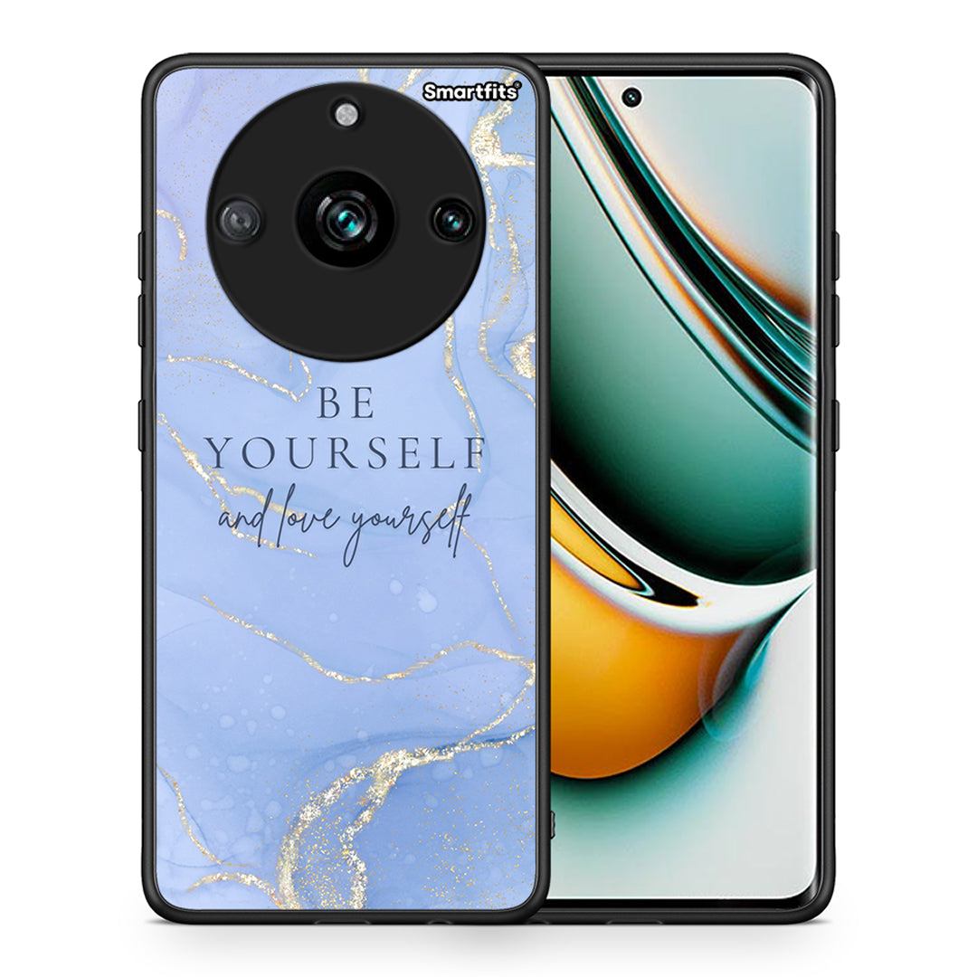 Θήκη Realme 11 Pro Be Yourself από τη Smartfits με σχέδιο στο πίσω μέρος και μαύρο περίβλημα | Realme 11 Pro Be Yourself case with colorful back and black bezels