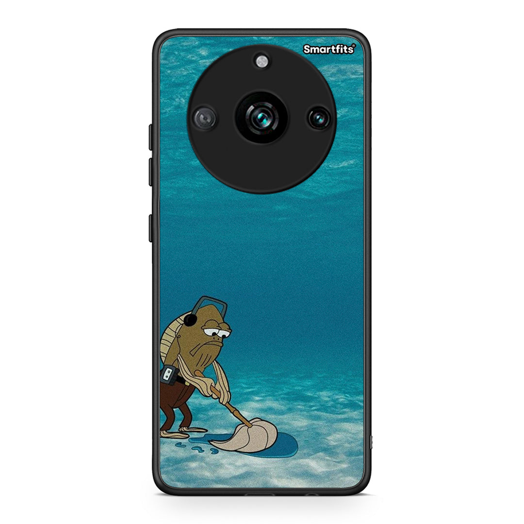 Realme 11 Pro Clean The Ocean Θήκη από τη Smartfits με σχέδιο στο πίσω μέρος και μαύρο περίβλημα | Smartphone case with colorful back and black bezels by Smartfits