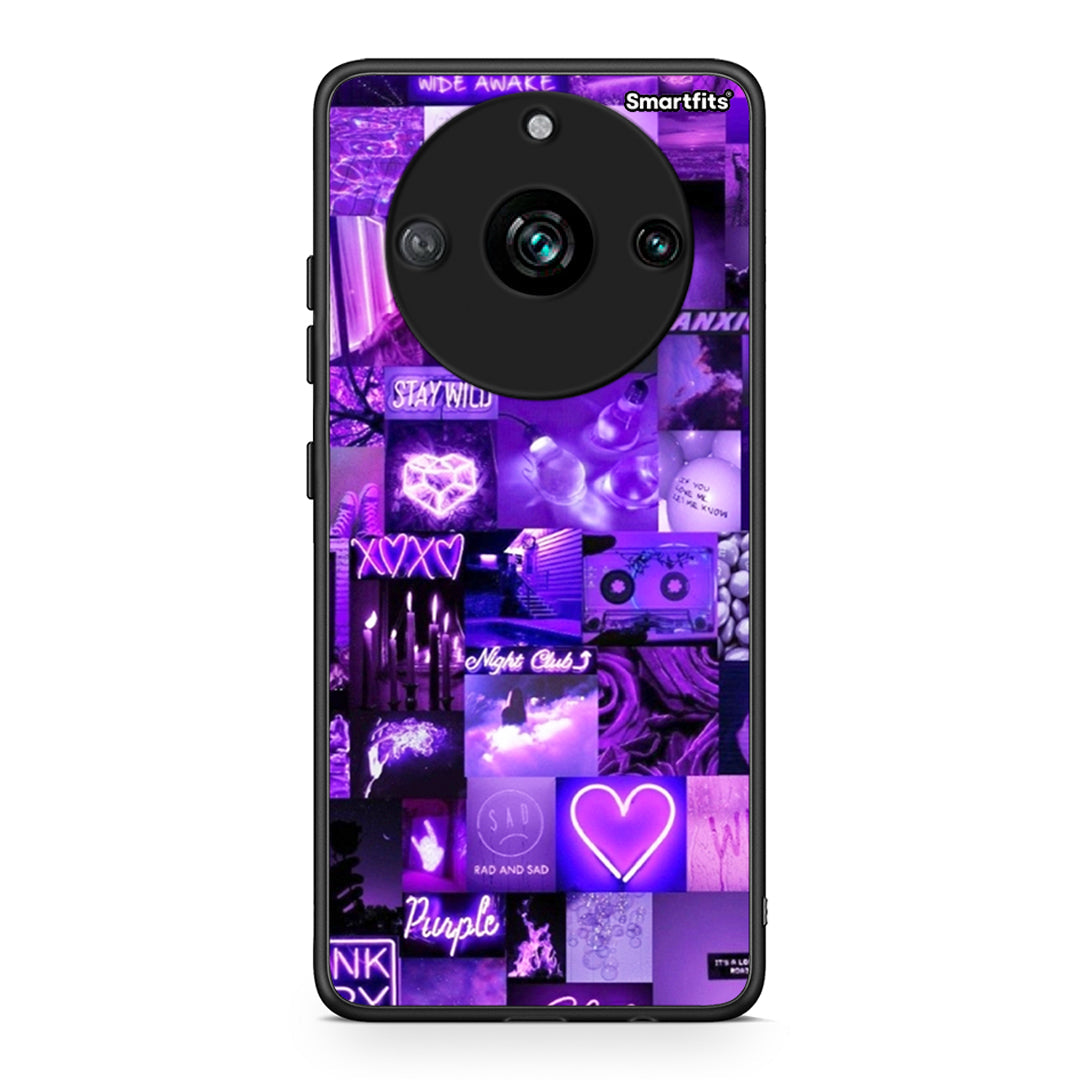 Realme 11 Pro Collage Stay Wild Θήκη Αγίου Βαλεντίνου από τη Smartfits με σχέδιο στο πίσω μέρος και μαύρο περίβλημα | Smartphone case with colorful back and black bezels by Smartfits