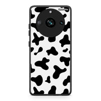 Thumbnail for Realme 11 Pro+ Cow Print θήκη από τη Smartfits με σχέδιο στο πίσω μέρος και μαύρο περίβλημα | Smartphone case with colorful back and black bezels by Smartfits