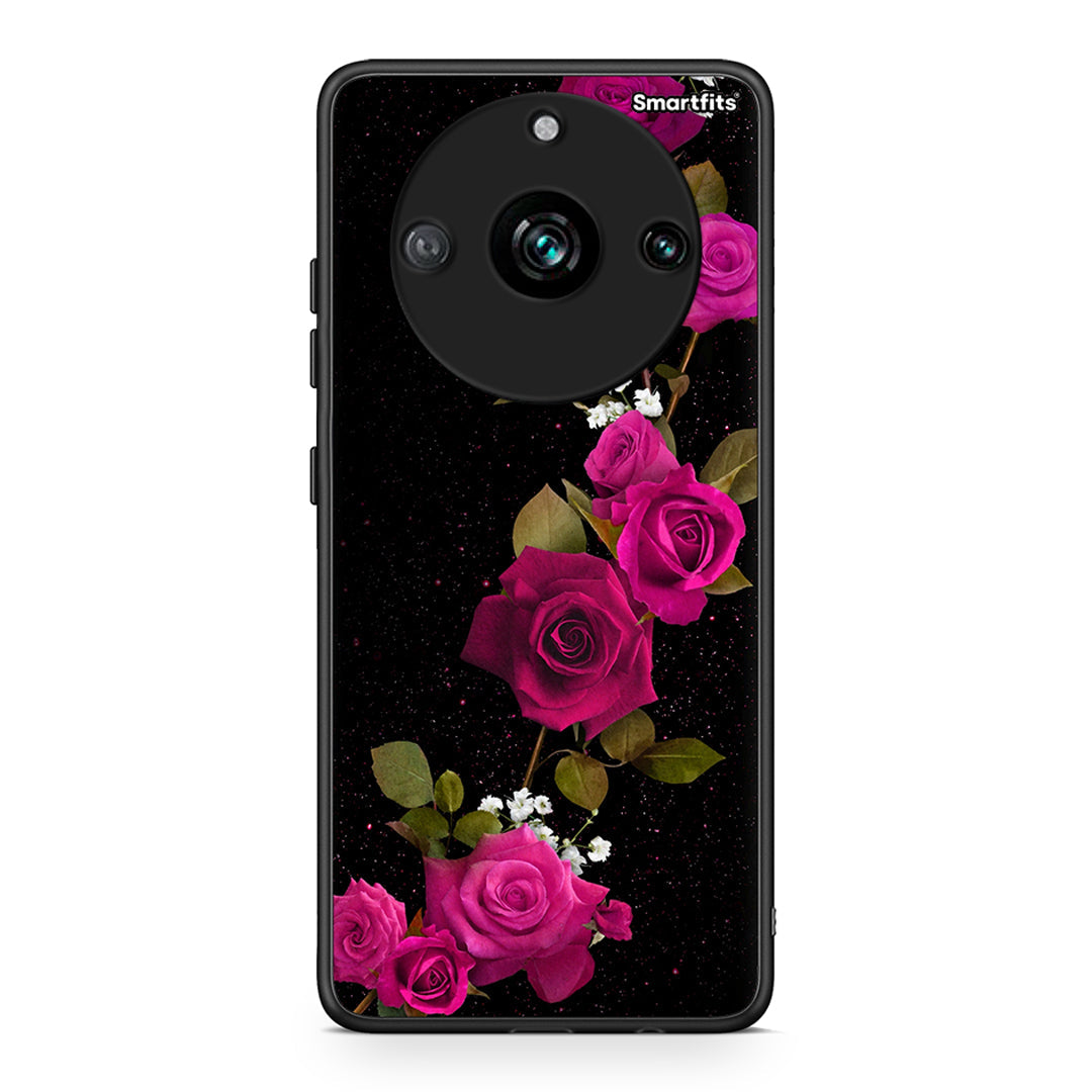 4 - Realme 11 Pro+ Red Roses Flower case, cover, bumper