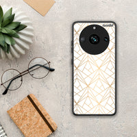 Thumbnail for Geometric Luxury White - Realme 11 Pro+ case