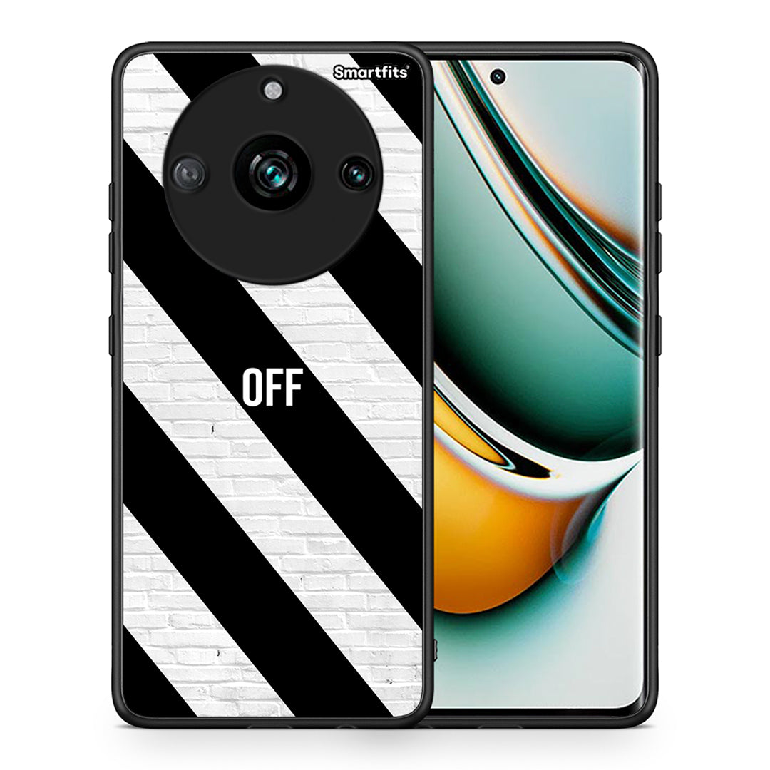 Θήκη Realme 11 Pro+ Get Off από τη Smartfits με σχέδιο στο πίσω μέρος και μαύρο περίβλημα | Realme 11 Pro+ Get Off case with colorful back and black bezels