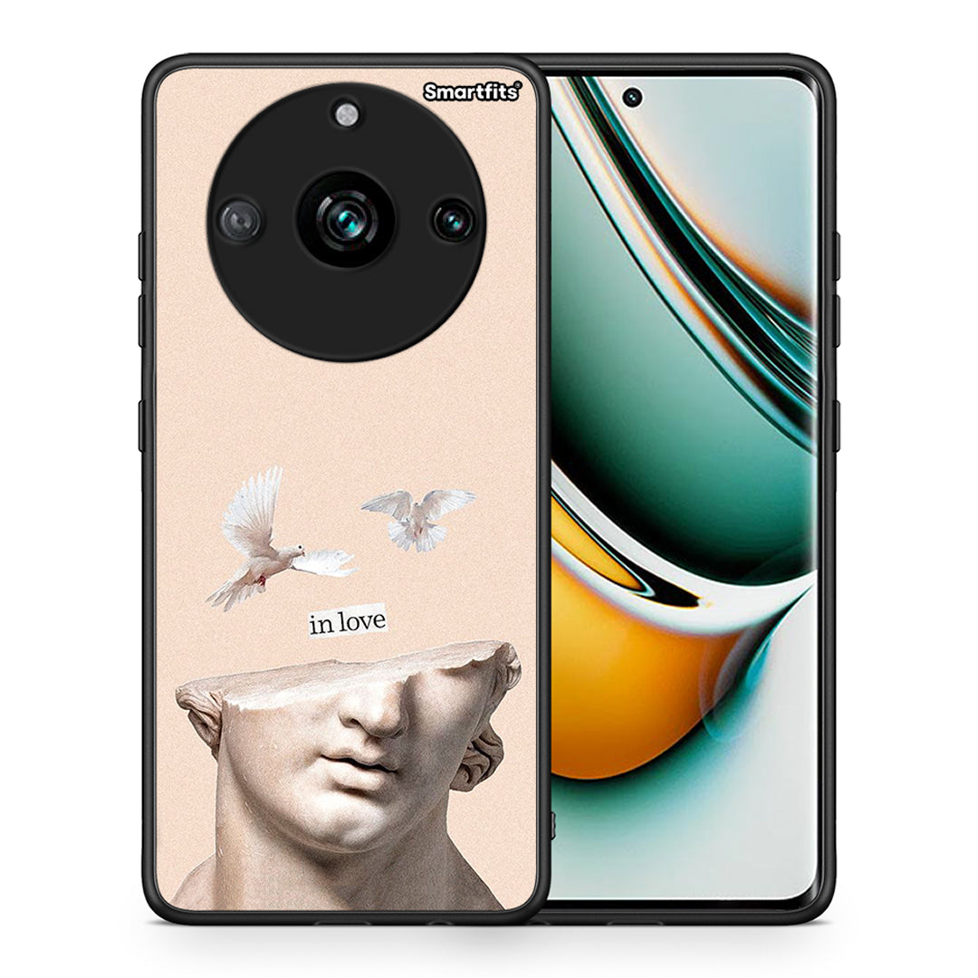 Θήκη Realme 11 Pro+ In Love από τη Smartfits με σχέδιο στο πίσω μέρος και μαύρο περίβλημα | Realme 11 Pro+ In Love case with colorful back and black bezels