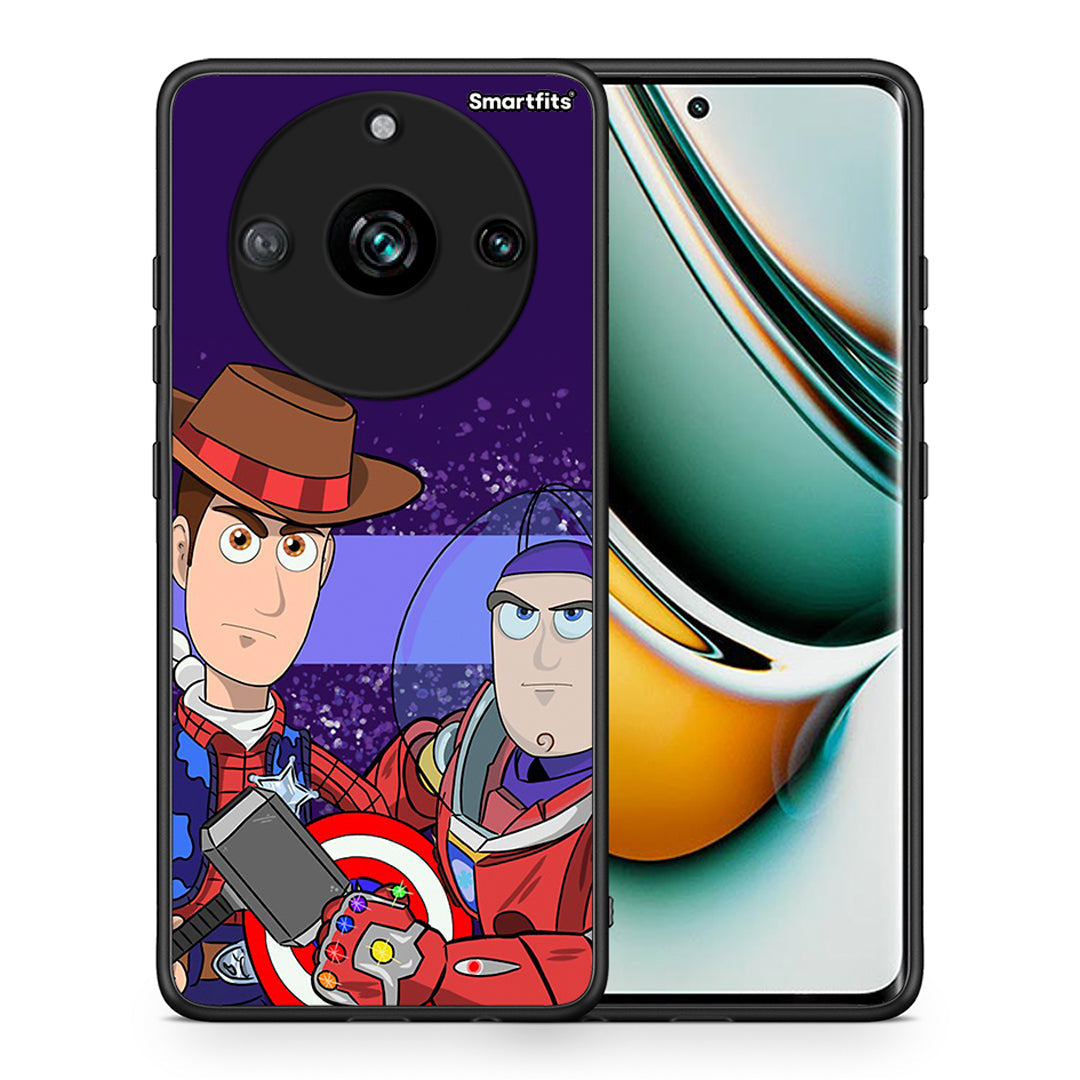 Θήκη Realme 11 Pro Infinity Story από τη Smartfits με σχέδιο στο πίσω μέρος και μαύρο περίβλημα | Realme 11 Pro Infinity Story case with colorful back and black bezels